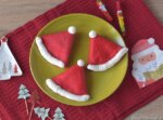 Crepes cappello di Babbo Natale